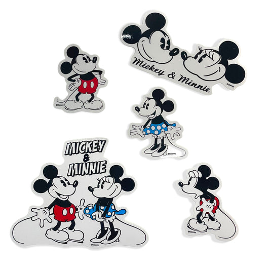 Disney Mickey and Minnie Stickers - 5 Stickers
