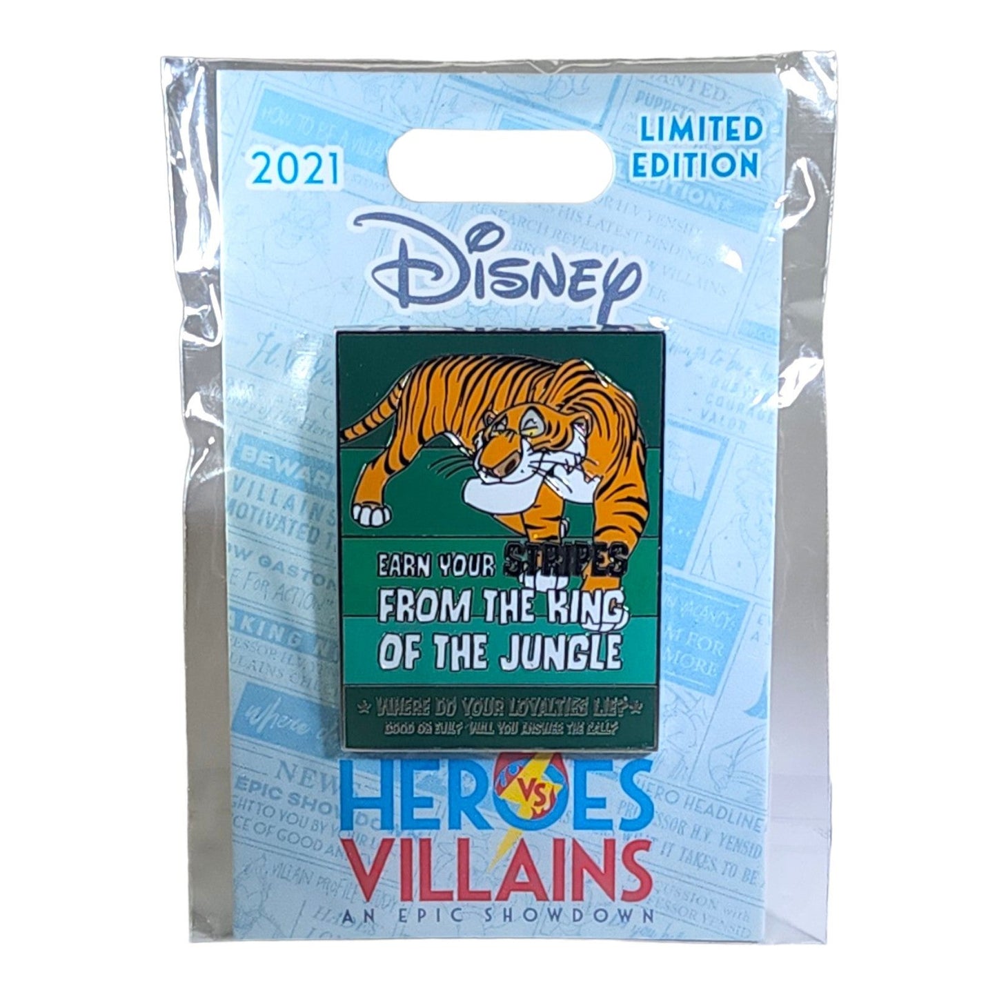 Shere Khan Recruitment Poster Series  - Heroes vs Villains Pin Event  - Limited Edition 2000