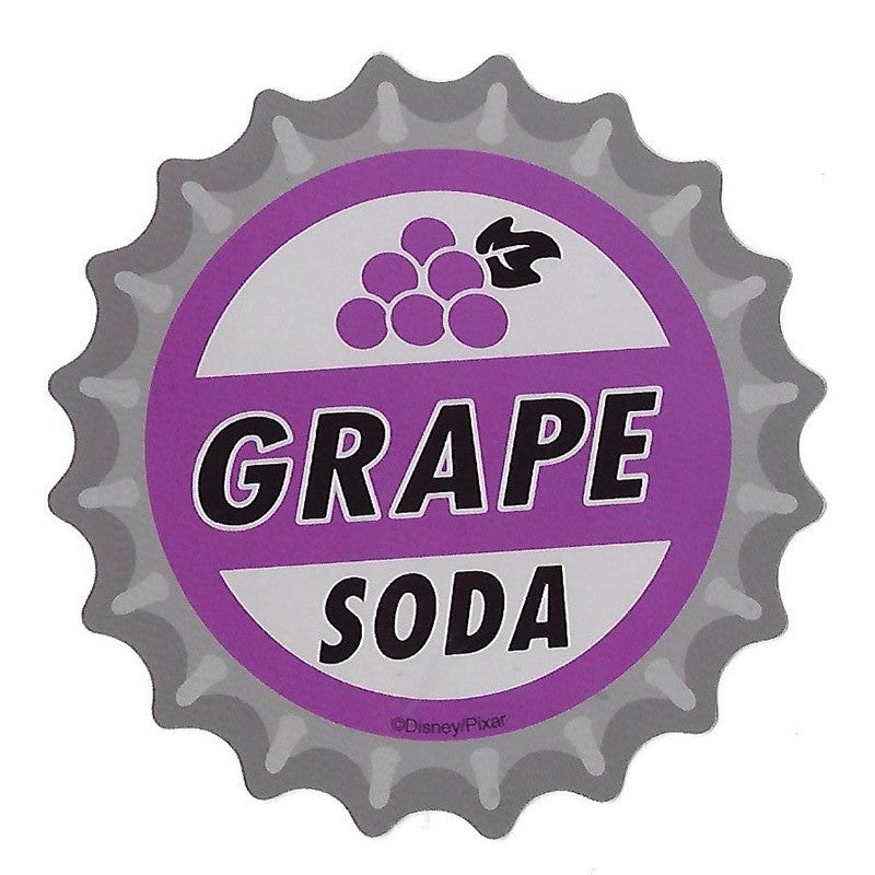 Up Grape Soda Cap Disney Window Sticker