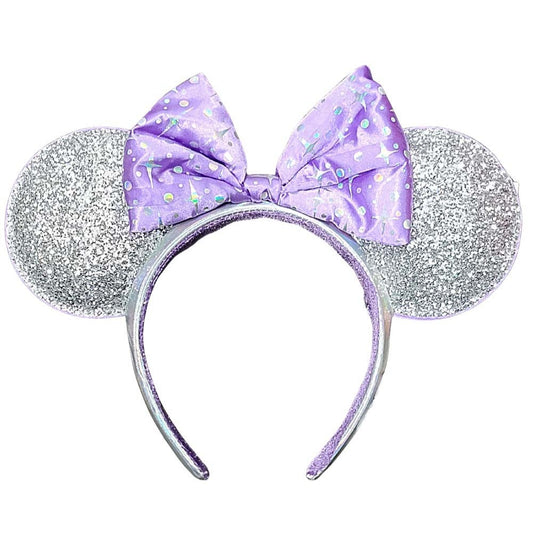 Magic Kingdom Tomorrowland Purple Disney Minnie Ears Headband
